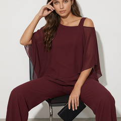 Women's Airy Chiffon Set | Elegant Tailored Outfit for All Occasions 1