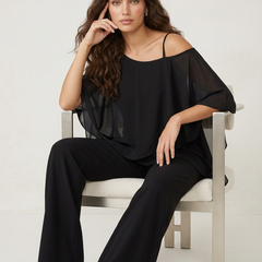 Women's Airy Chiffon Set | Elegant Tailored Outfit for All Occasions 5