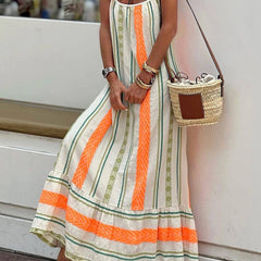Women's Bohemian Print Summer Dress | Relaxed Fit Casual Maxi Dress 3