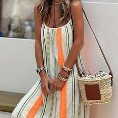 Women's Bohemian Print Summer Dress | Relaxed Fit Casual Maxi Dress 5
