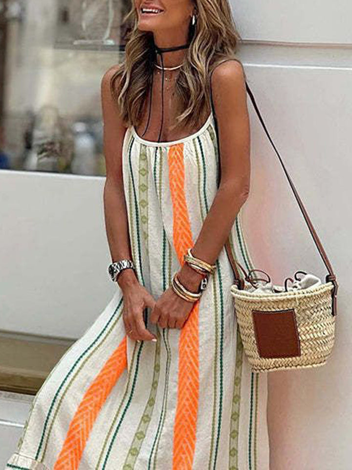 Women's Bohemian Print Summer Dress | Relaxed Fit Casual Maxi Dress 5