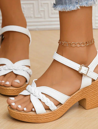 Women's Braided Orthopedic Platform Sandals | Elegant Adjustable Summer Footwear 6