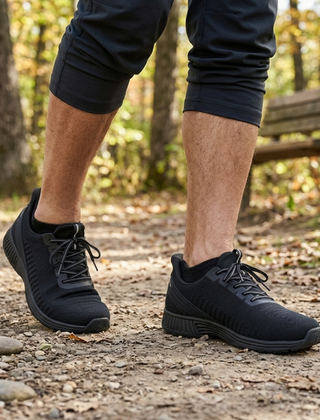Women's Breathable Knit Slip-On Sneakers | Comfortable Orthopedic Walking Shoes 0