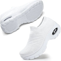 Women's Breathable Knit Slip-On Sneakers | Comfortable Orthopedic Walking Shoes 4
