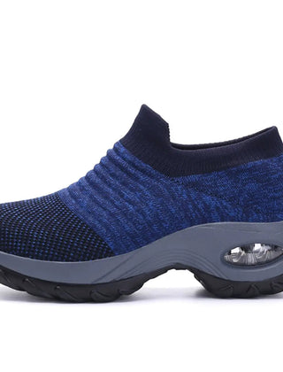 Women's Breathable Knit Slip-On Sneakers | Comfortable Orthopedic Walking Shoes 5