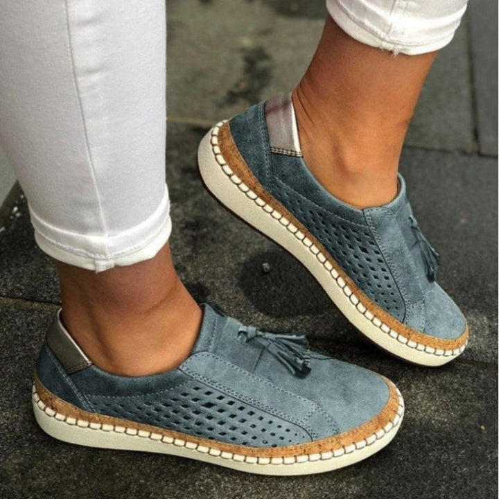 Women's Breathable Knit Slip-Ons | Comfortable Narrow Fit Casual Shoes 3