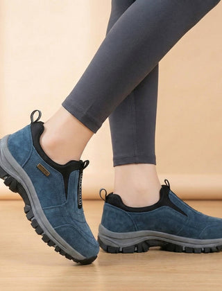 Women's Breathable Knit Walking Shoes | Comfortable Arch Support Slip-On Sneakers 0