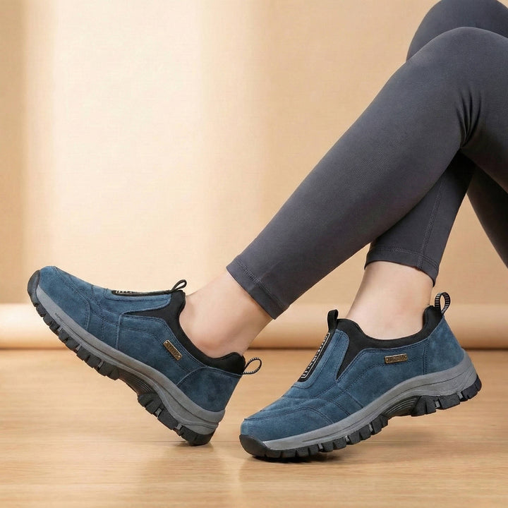 Women's Breathable Knit Walking Shoes | Comfortable Arch Support Slip-On Sneakers 1