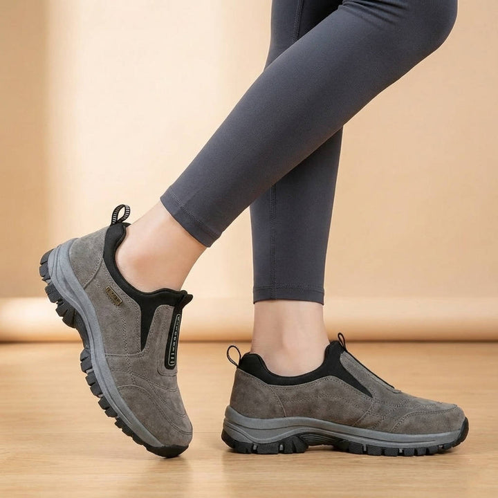 Women's Breathable Knit Walking Shoes | Comfortable Arch Support Slip-On Sneakers 5