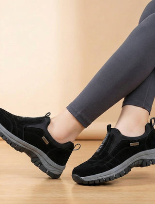 Women's Breathable Knit Walking Shoes | Comfortable Arch Support Slip-On Sneakers 9