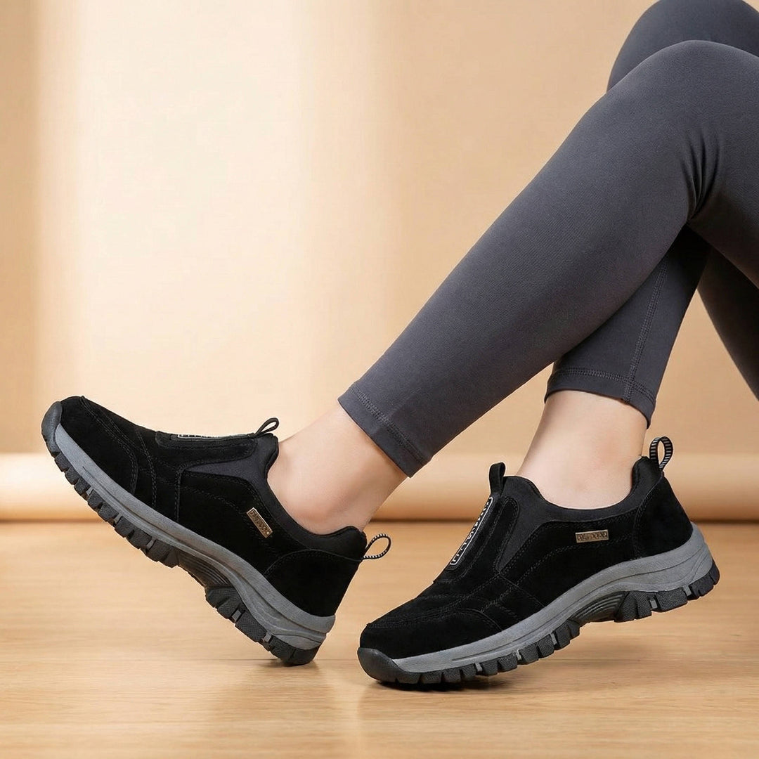 Women's Breathable Knit Walking Shoes | Comfortable Arch Support Slip-On Sneakers 9