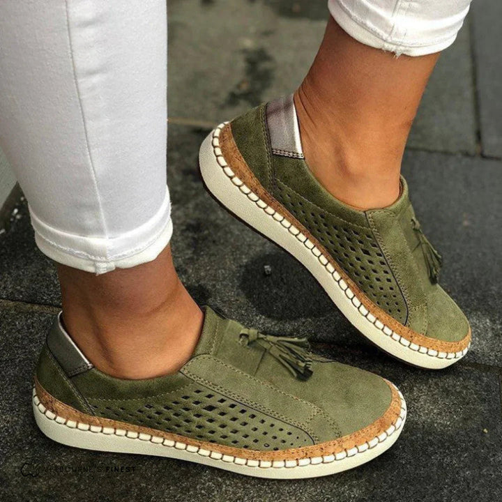 Women's Breathable Slip-On Sneakers | Comfortable Orthopedic Walking Shoes