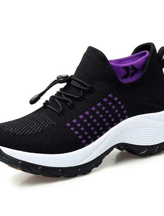 Women's Breathable Synthetic Sneakers | Comfortable Slip-On Walking Shoes 0