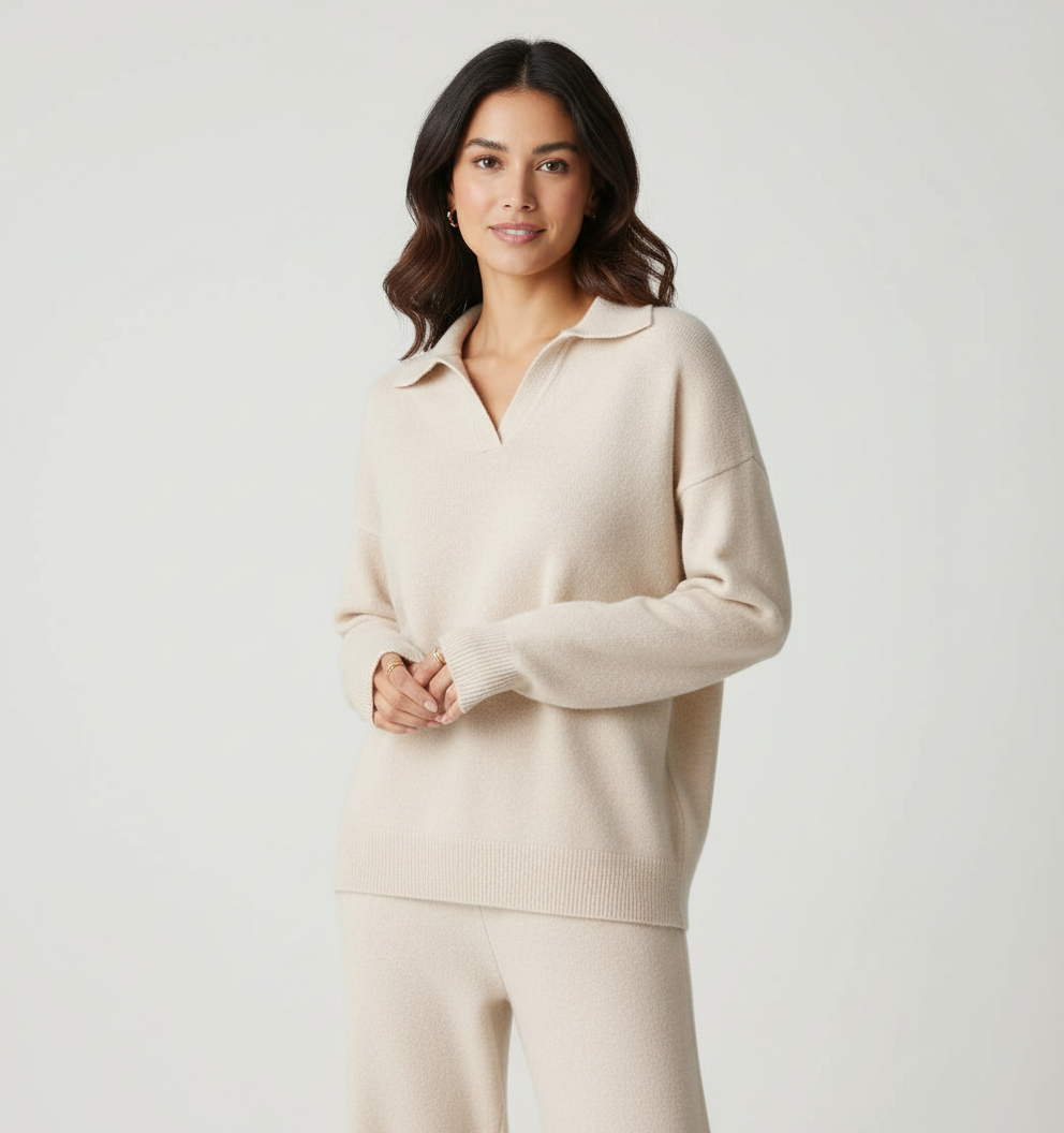 Women's Cashmere Lounge Set | Luxurious Soft Two-Piece Outfit 0