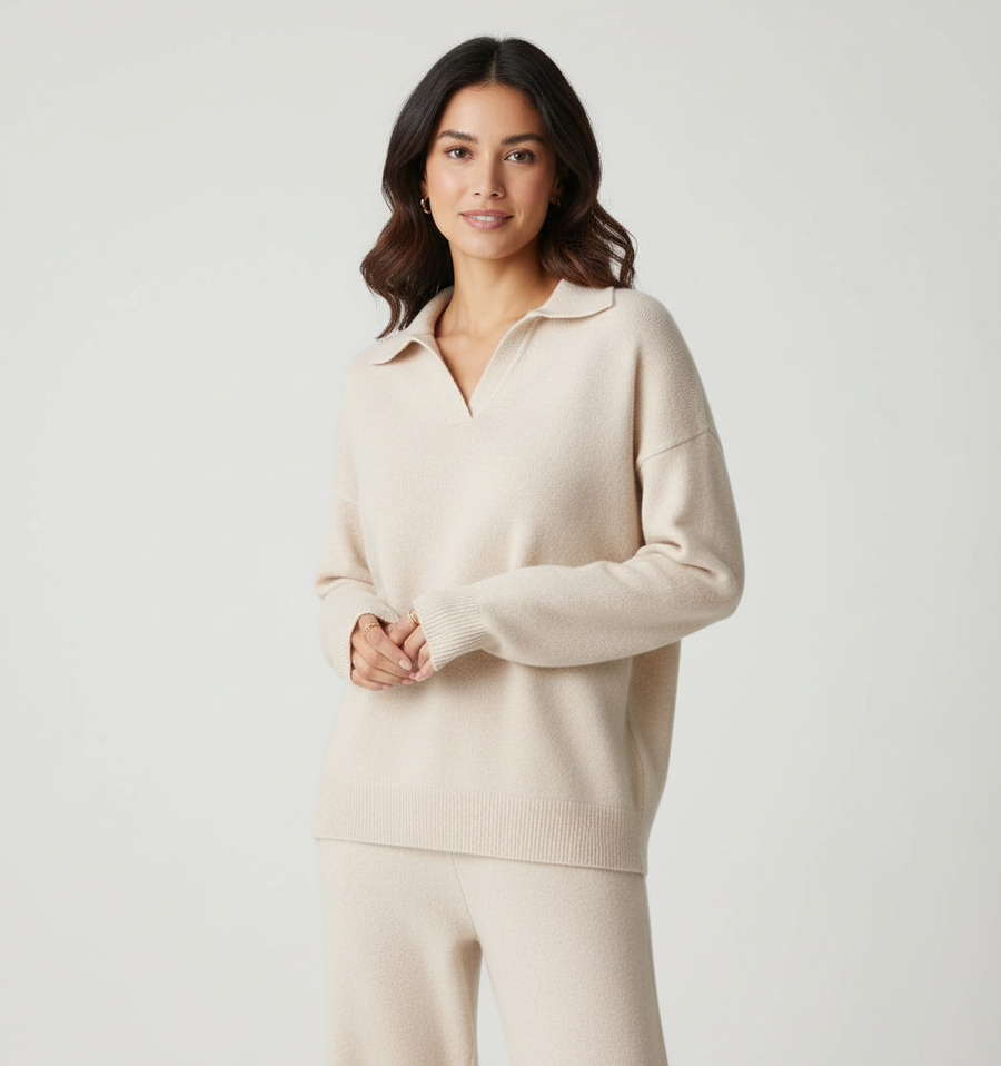 Women's Cashmere Lounge Set | Luxurious Soft Two-Piece Outfit 0
