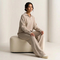 Women's Cashmere Lounge Set | Luxurious Soft Two-Piece Outfit 4