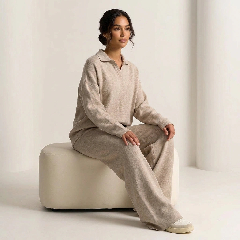 Women's Cashmere Lounge Set | Luxurious Soft Two-Piece Outfit 4