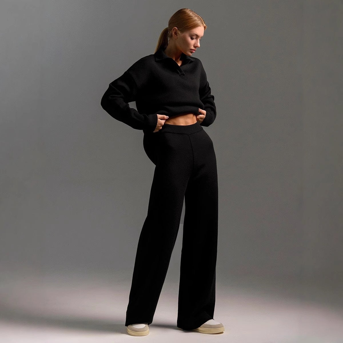 Women's Cashmere Lounge Set | Luxurious Soft Two-Piece Outfit 7