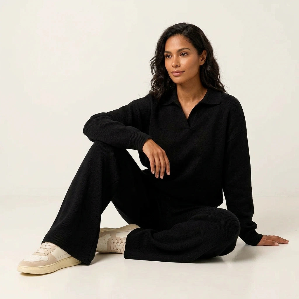 Women's Cashmere Lounge Set | Luxurious Soft Two-Piece Outfit 8
