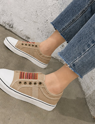 Women's Casual Canvas Slip-On Sneakers | Stylish White Everyday Footwear 2