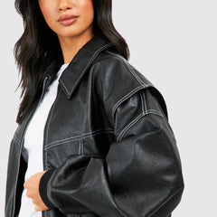 Women's Classic Bomber Jacket | Cozy Chic Outerwear for All Seasons 7