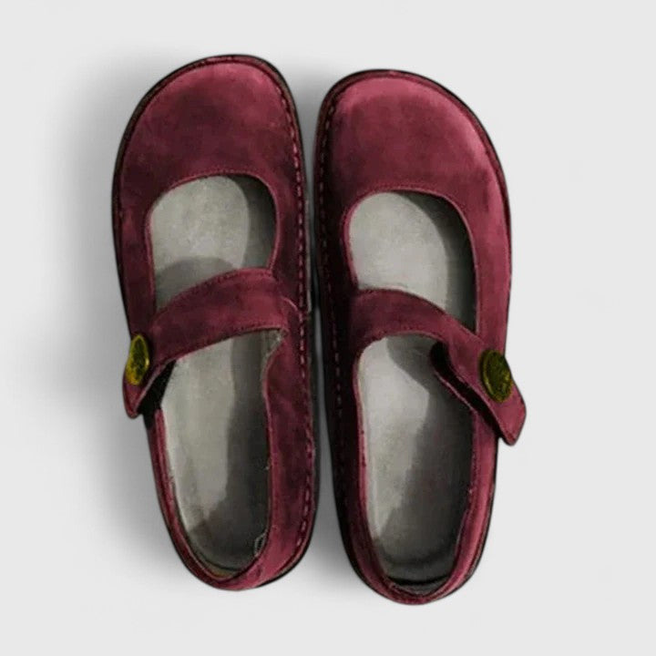 Women's Classic Leather Orthopedic Shoes | Comfortable Adjustable Footwear 6