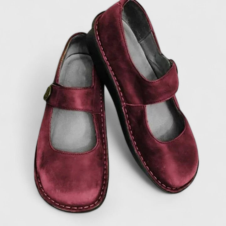 Women's Classic Leather Orthopedic Shoes | Comfortable Adjustable Footwear 7