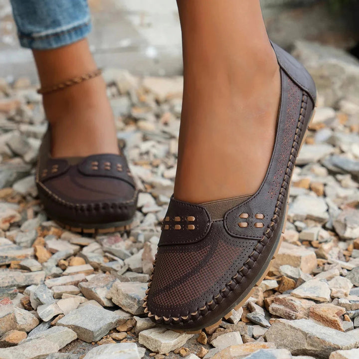Women's Classic Suede Moccasins | Comfortable Slip-On Ladies Shoes 2