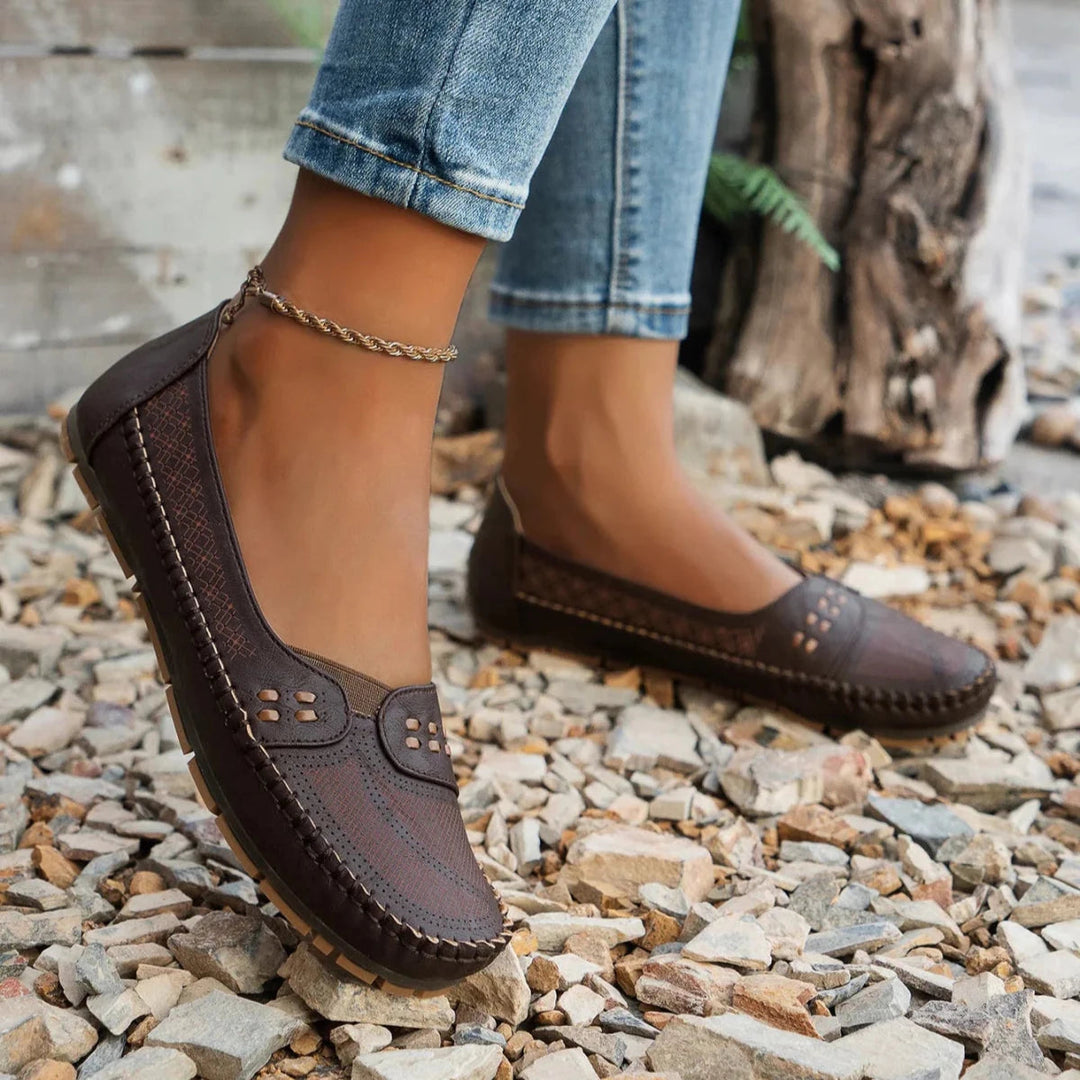 Women's Classic Suede Moccasins | Comfortable Slip-On Ladies Shoes 3
