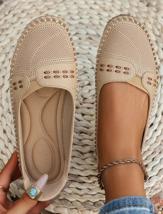 Women's Classic Suede Moccasins | Comfortable Slip-On Ladies Shoes 9