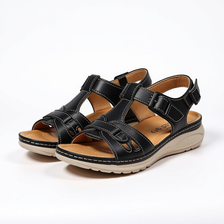 Women's Comfortable Arch Support Walking Sandals | Effortless Slip-On Design 1