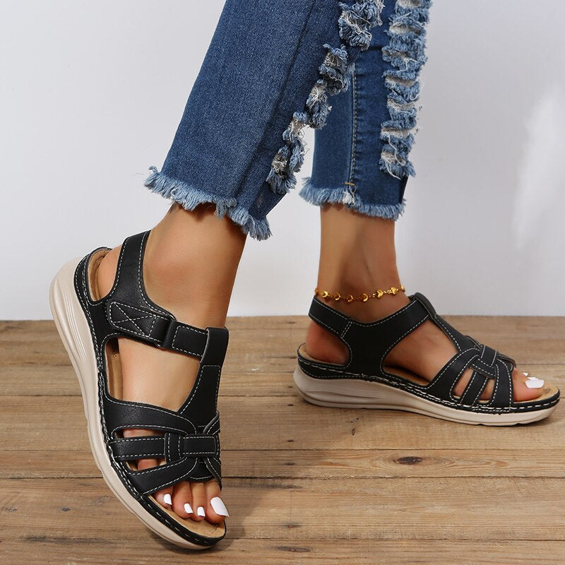 Women's Comfortable Arch Support Walking Sandals | Effortless Slip-On Design 4