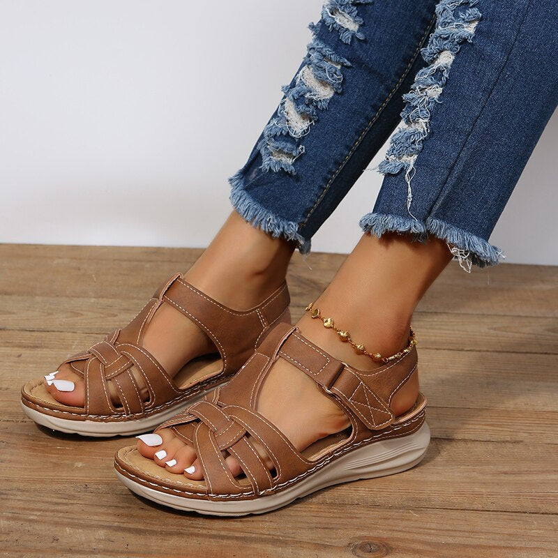 Women's Comfortable Arch Support Walking Sandals | Effortless Slip-On Design 5