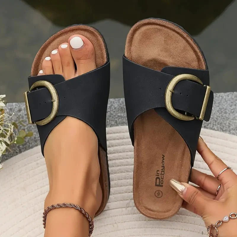 Women's Comfortable Orthopedic Slides | Stylish Supportive Slip-On Sandals 2