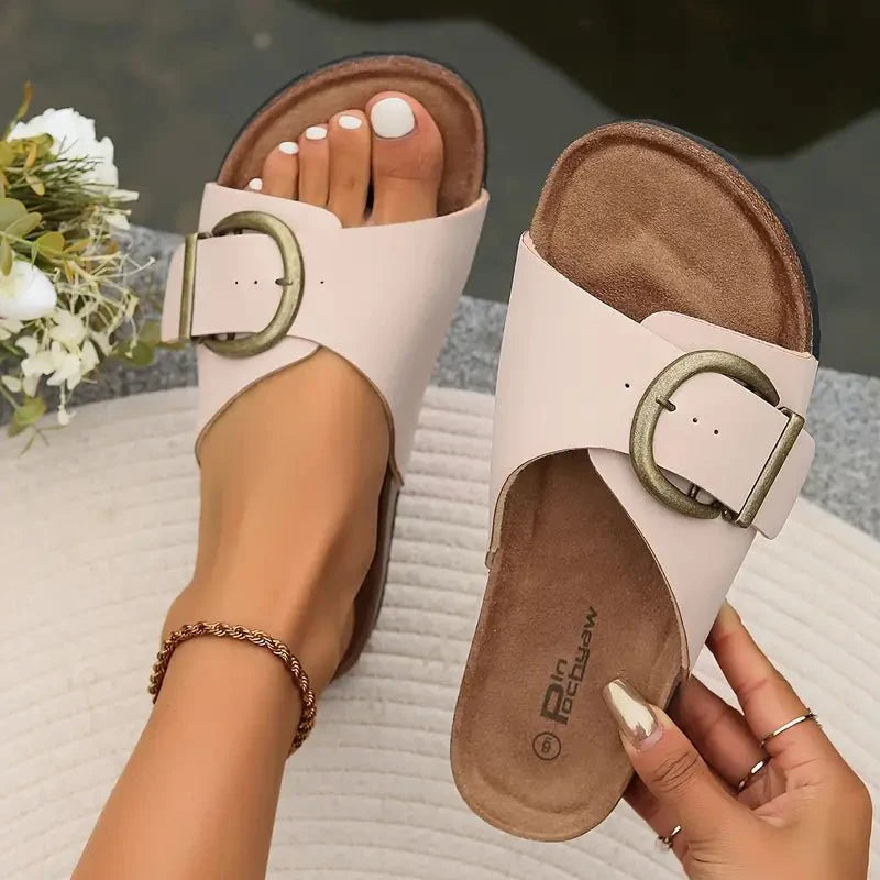 Women's Comfortable Orthopedic Slides | Stylish Supportive Slip-On Sandals 8