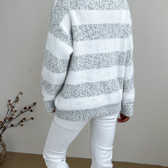 Women's Cozy Knit High-Neck Sweater | Relaxed Fit Oversized Pullover for Winter 2