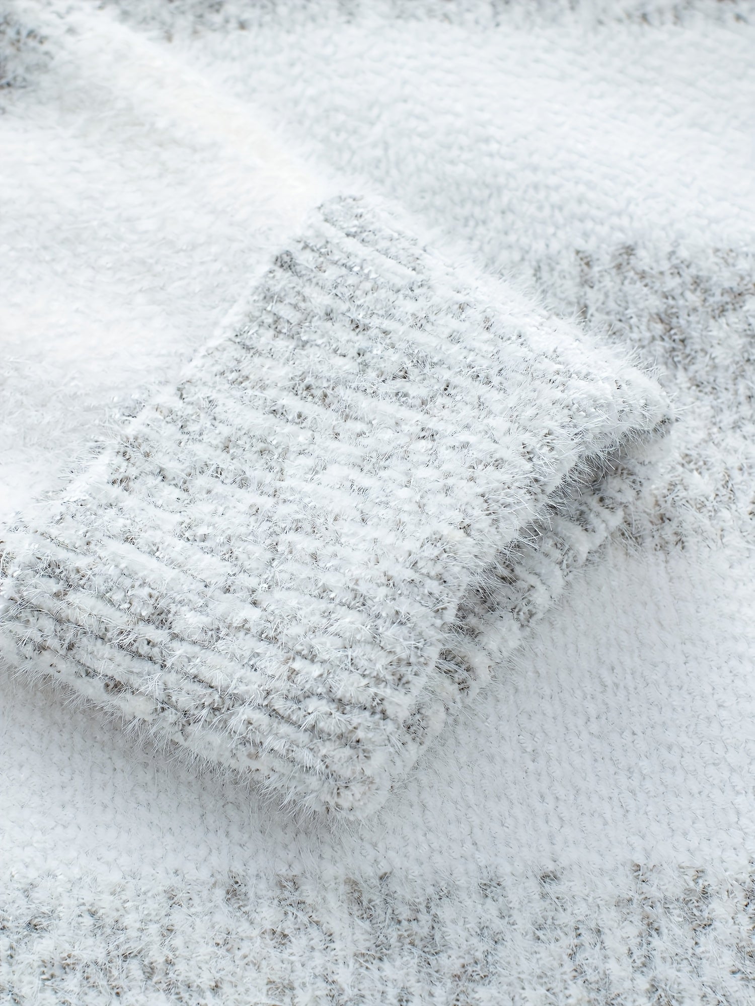 Women's Cozy Knit High-Neck Sweater | Relaxed Fit Oversized Pullover for Winter 4