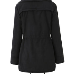 Women's Cozy Plush Hooded Parka | Elegant Mid-Length Winter Coat 2