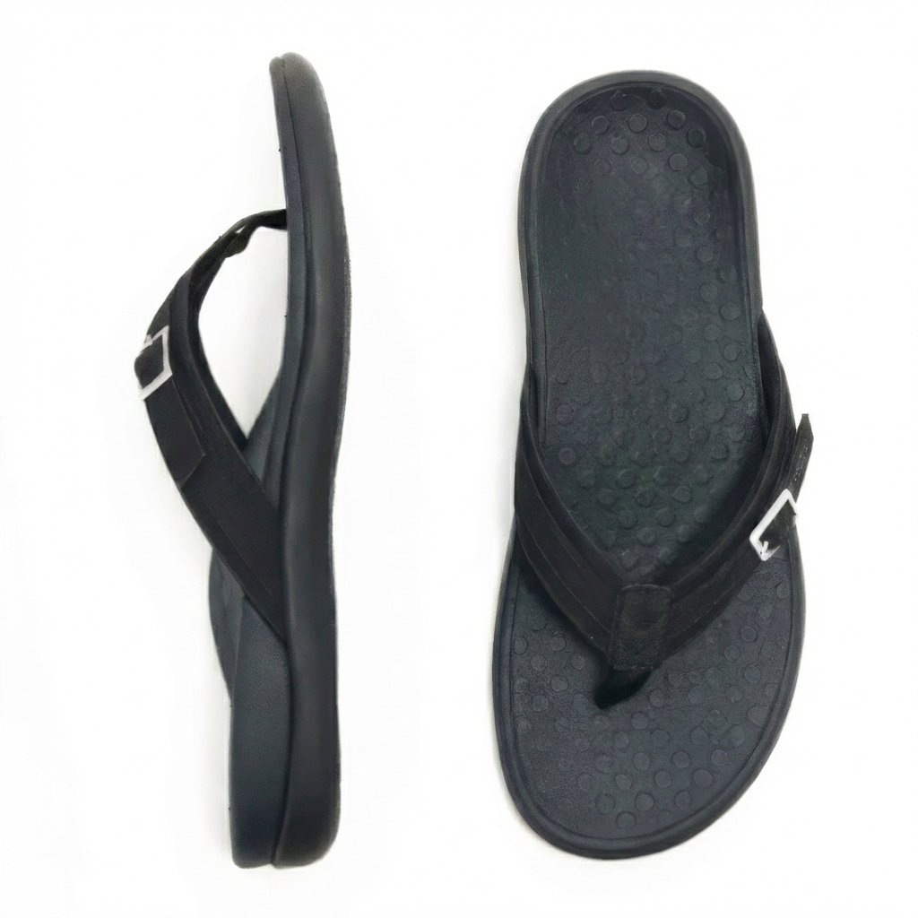 Women's Cushioned Arch Support Flip Flops | Adjustable Comfortable Summer Sandals 3