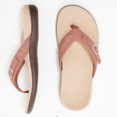 Women's Cushioned Arch Support Flip Flops | Adjustable Comfortable Summer Sandals 6