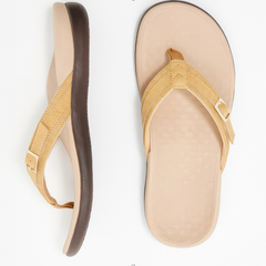 Women's Cushioned Arch Support Flip Flops | Adjustable Comfortable Summer Sandals 8