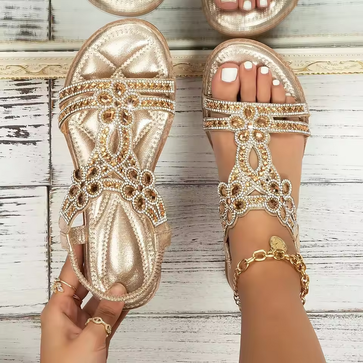 Women's Cushioned Boho Sandals | Stylish Orthopedic Comfort