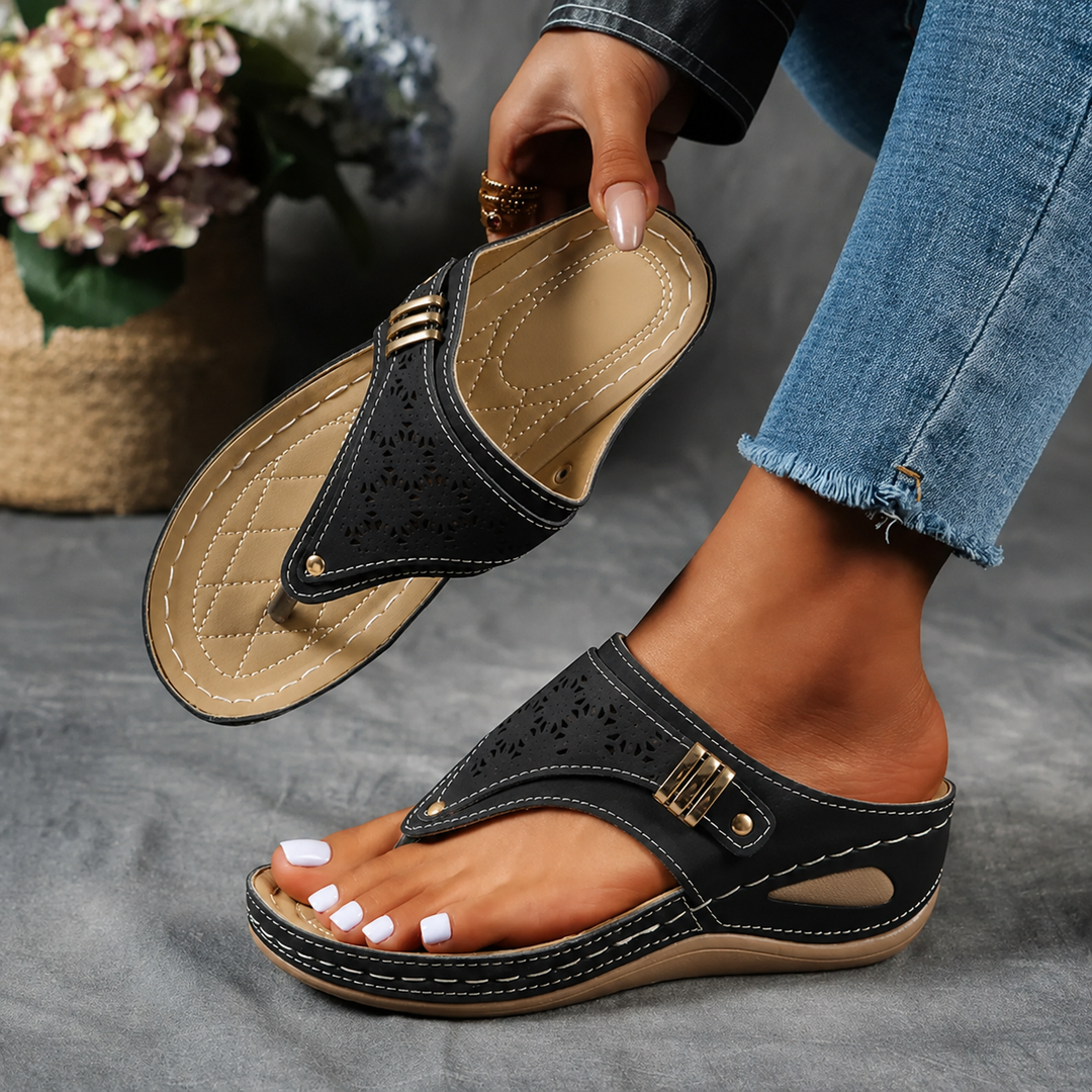 Women's Cushioned Orthopedic Sandals | Elegant Supportive Summer Footwear 0