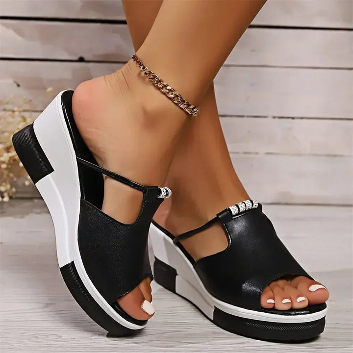 Women's Cushioned Wedge Sandals | Elegant Orthopedic Comfort Footwear