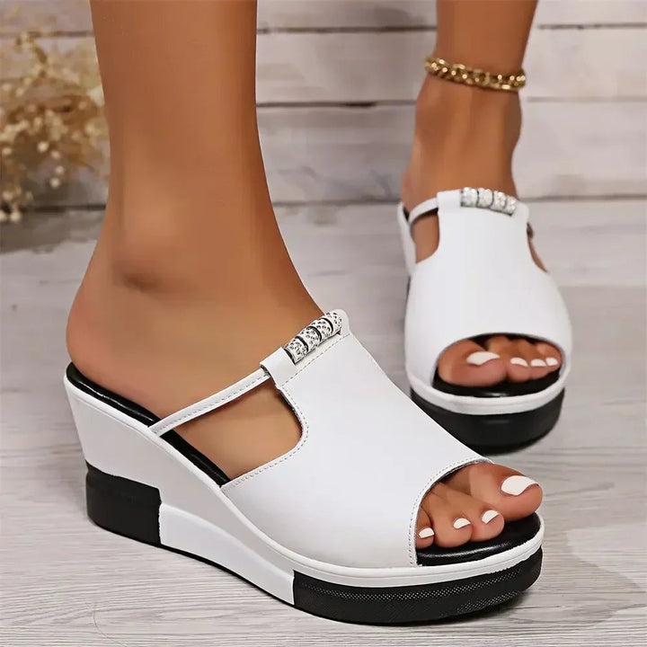 Women's Cushioned Wedge Sandals | Elegant Orthopedic Comfort Footwear