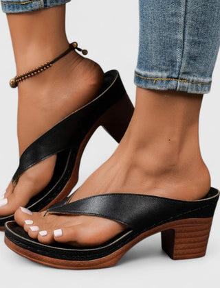 Women's Elegant Black Heels | Comfortable Orthopedic Dress Shoes 0