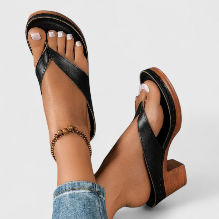 Women's Elegant Black Heels | Comfortable Orthopedic Dress Shoes 1