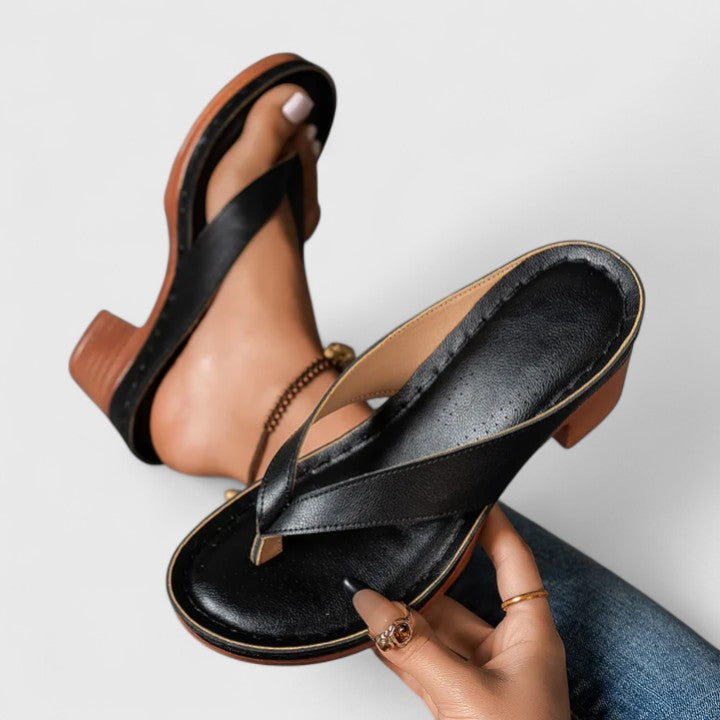 Women's Elegant Black Heels | Comfortable Orthopedic Dress Shoes 2