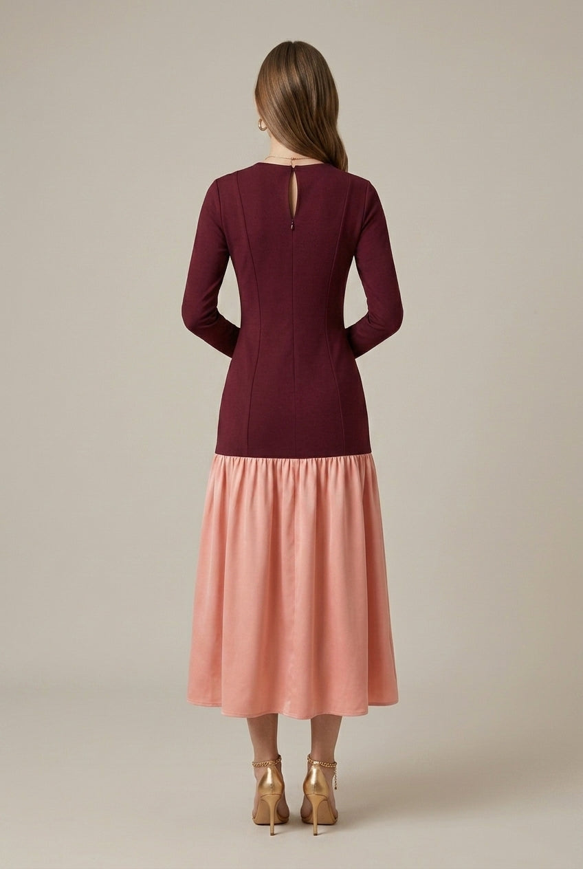Women's Elegant Chiffon Maxi Dress | Flattering Drop Waist Design for Formal Events 1