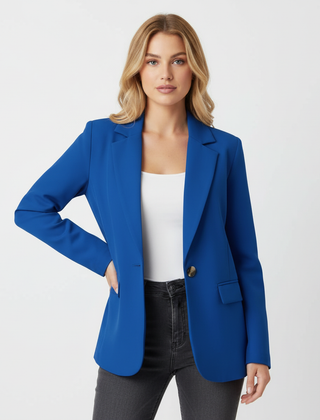 Women's Elegant Fitted Blazer | Classy Lightweight Office Jacket 2